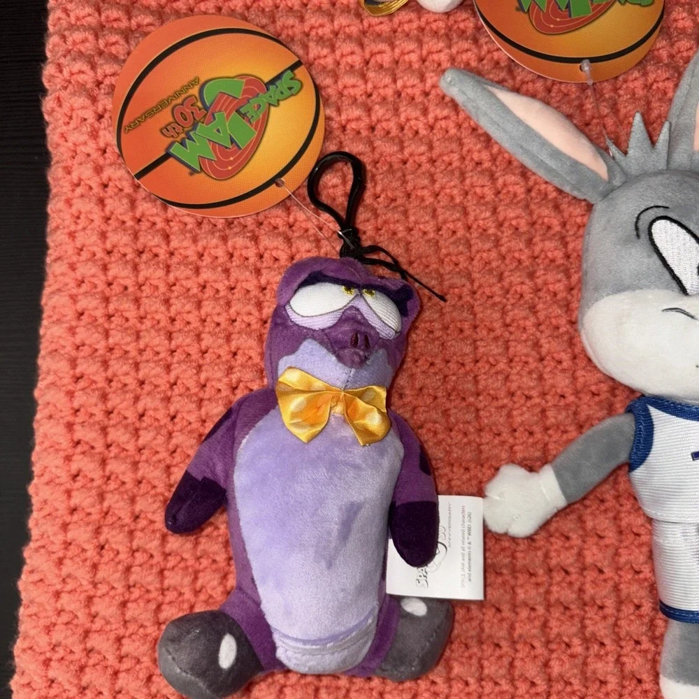 Lot Of 5 Space Jam 30th Anniversary Plush Toys NWT